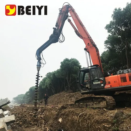 Road Construction Equipments Earth Auger Drilling Machine Bit for Digging Hole