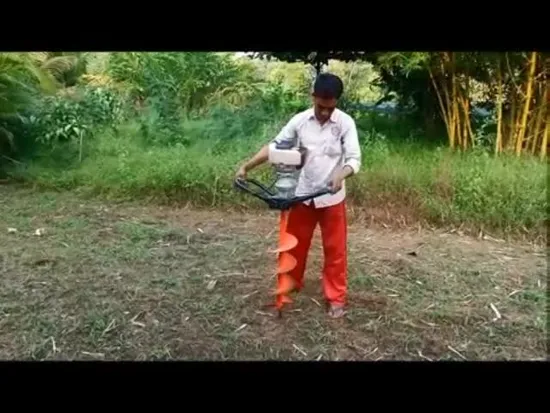 52cc 1.7kw Earth Auger with vary length Auger Bits 