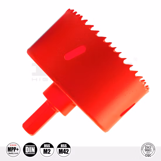 Supreme Quality HSS Bimetal Hole Saw W/Arbor Hex Shank for Metal Steel Alloyed Unalloyed Non