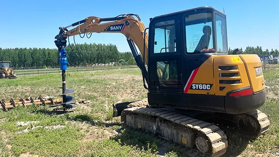 Versatile Mini Loader Auger & Auger Bit for Excavator in Ground Drill Earth Auger Applications 