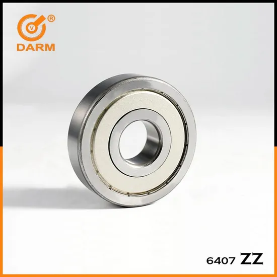 6407 Deep Groove Ball Bearing Single Row with Filling Slots 