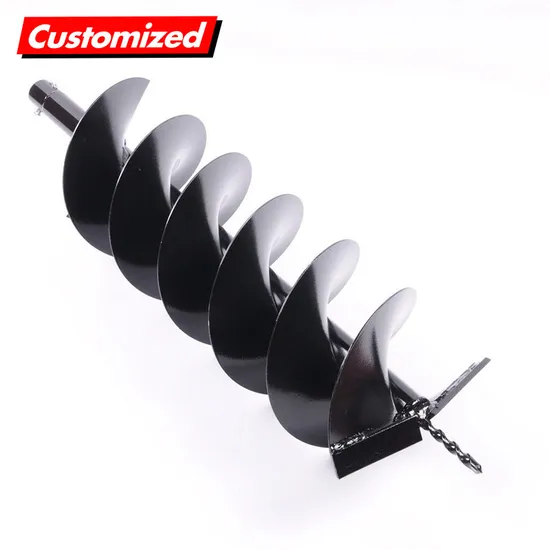 OEM Custom Gas Earth Auger Drilling Bit for Power Post Fence 