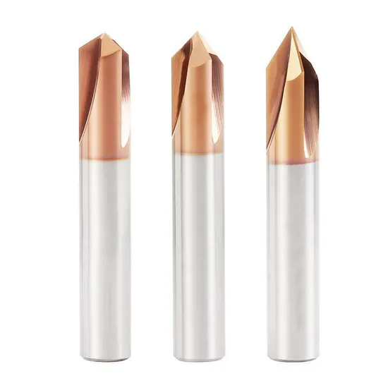 Solid Carbide End Mill Long Neck CNC Cutting Tool CNC Carbide Milling Cutters Deep Groove Router Bits 